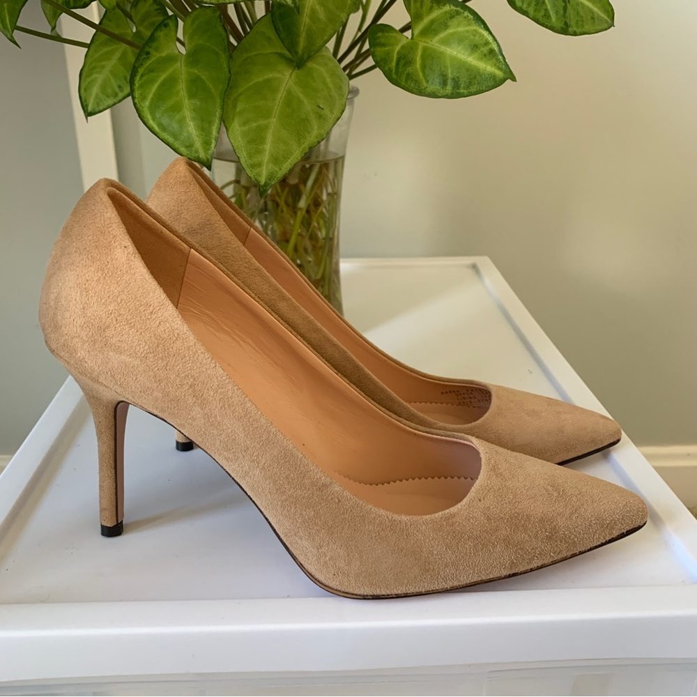 J Crew Colette pumps in suede